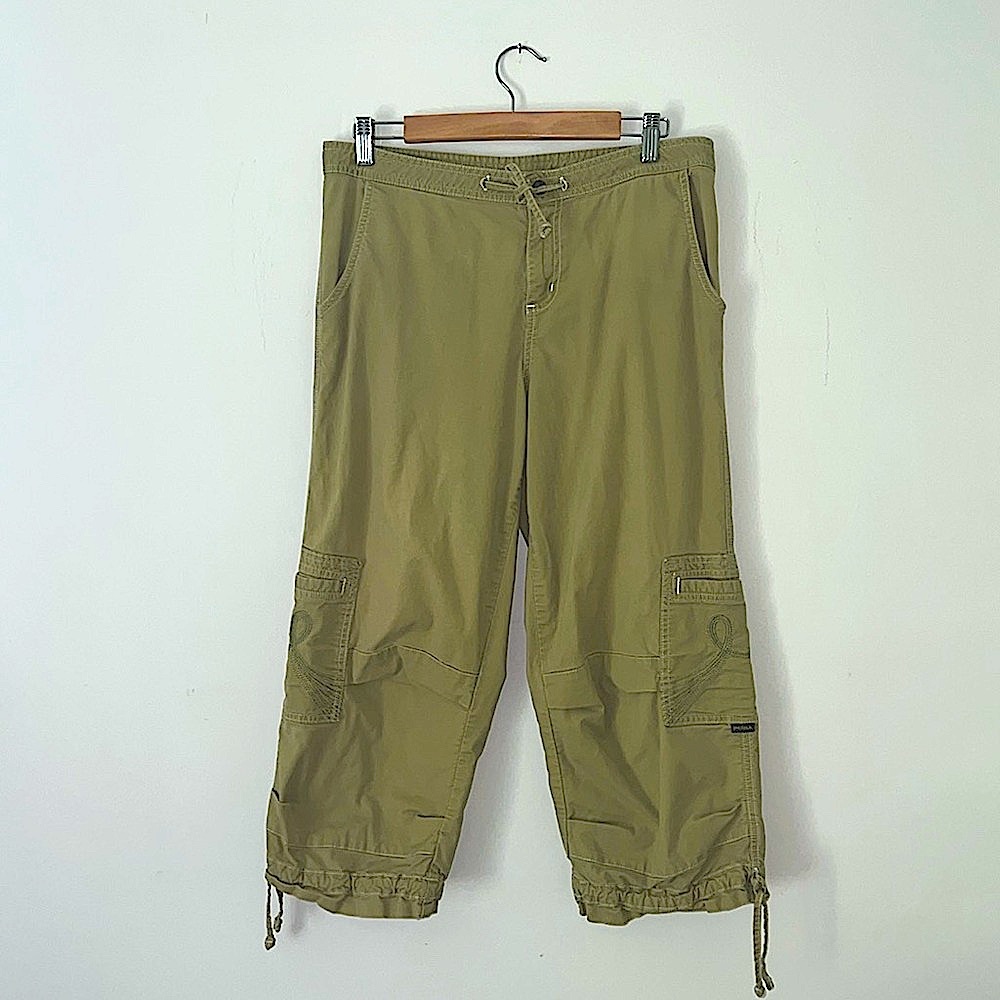 Prana Drawstring Cropped Cargo Pants